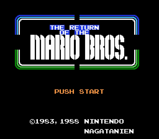 Kaettekita Mario Bros. (Return of Mario Bros. / Mario Bros. Returns)