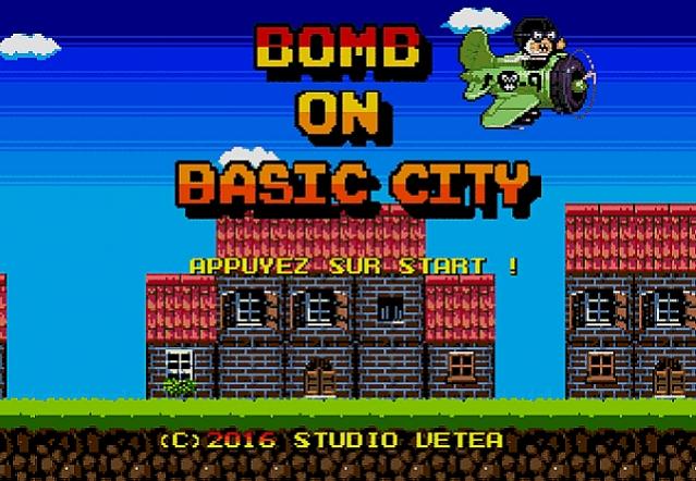 Bomb on Basic City - Mega Drive homebrew - title