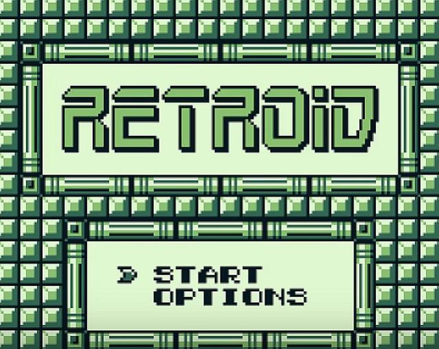 Retroid - Game Boy - homebrew Arkanoid clone