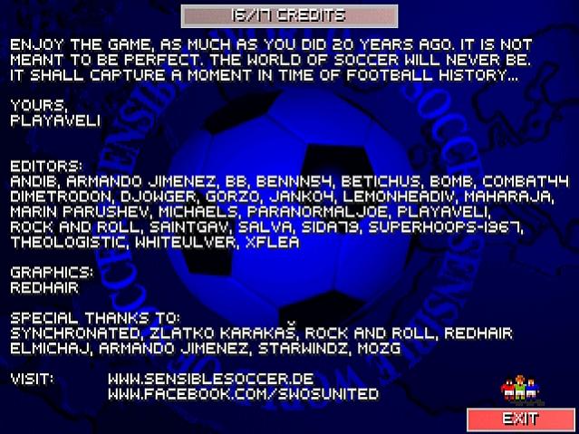 Sensible World of Soccer '16-'17 - Amiga / PC