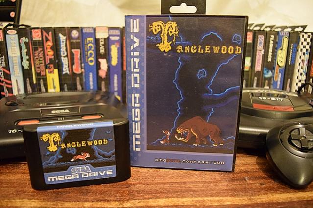 Tanglewood - Mega Drive - Kickstarter - box - cartridge