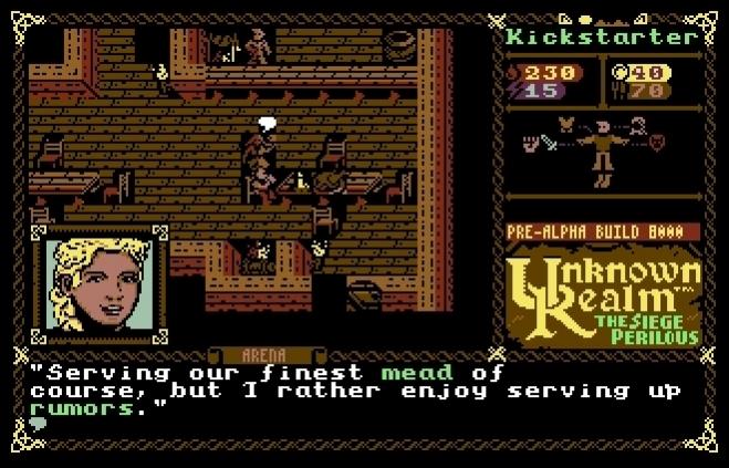 Unknown Realm: The Siege Perilous - 8-bit RPG - C64