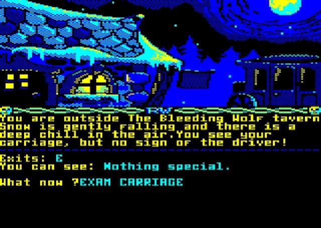 The Darkness of Raven Wood - BBC Micro - Acorn Electron