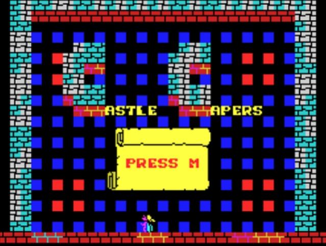 Castle Capers - ZX Spectrum homebrew di Gabriele Amore