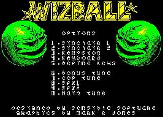 Wizball - hacked version - ZX Spectrum 128K