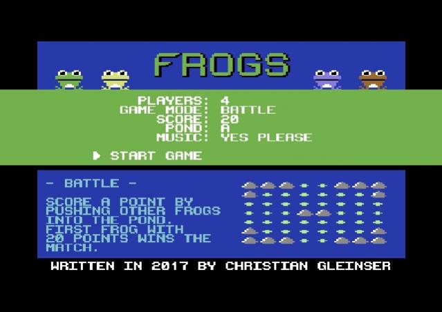 Frogs - Commodore 64