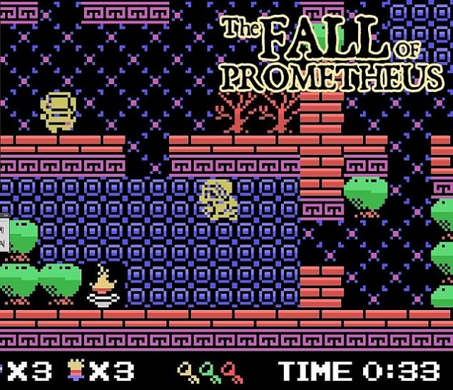 The Fall of Prometheus - MSX - WIP action-puzzle
