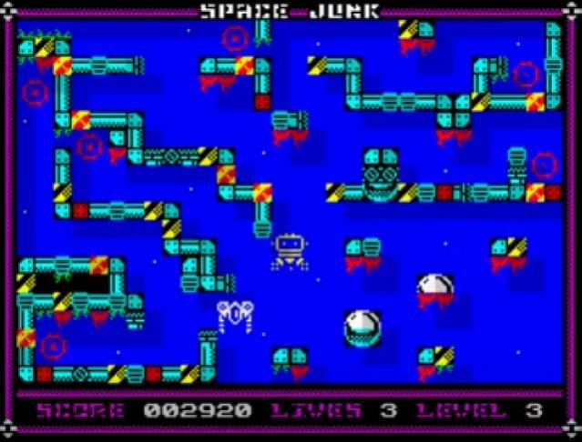 Space Junk - ZX Spectrum - homebrew - Miguetelo