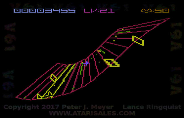 Tempest Elite - Atari 8-bit - ingame