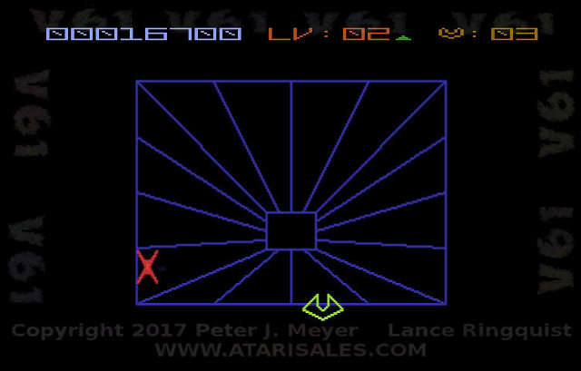 Tempest Elite - Atari 8-bit VBXE - ingame