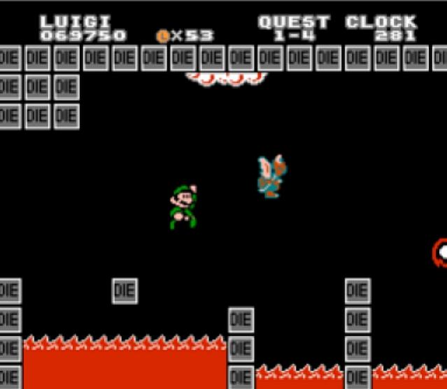Luigi's Summer Adventure - Hack of Super Mario Bros - ingame
