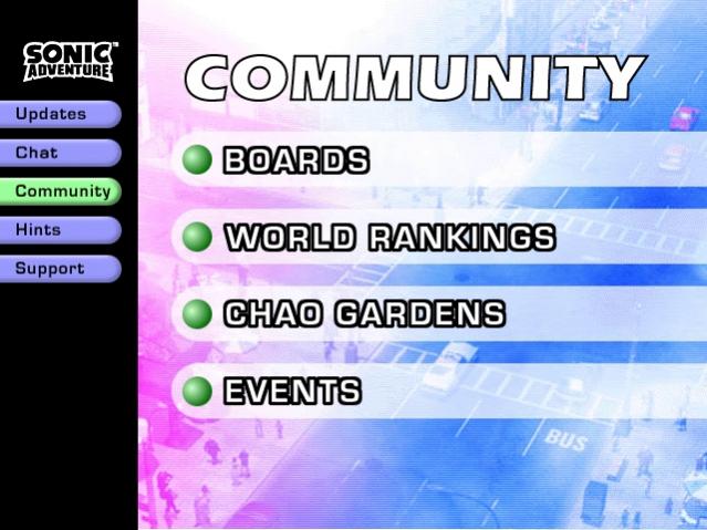 SonicAdventure Homepage