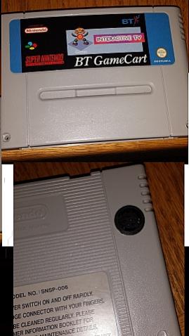 BT GameCart - Super Nintendo Interactive TV Trial Cartridge