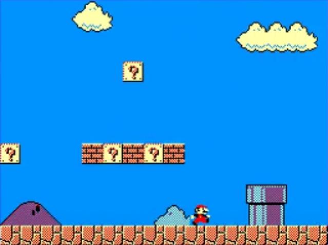 Super Mario Bros. su Amstrad CPC 464 - WIP porting