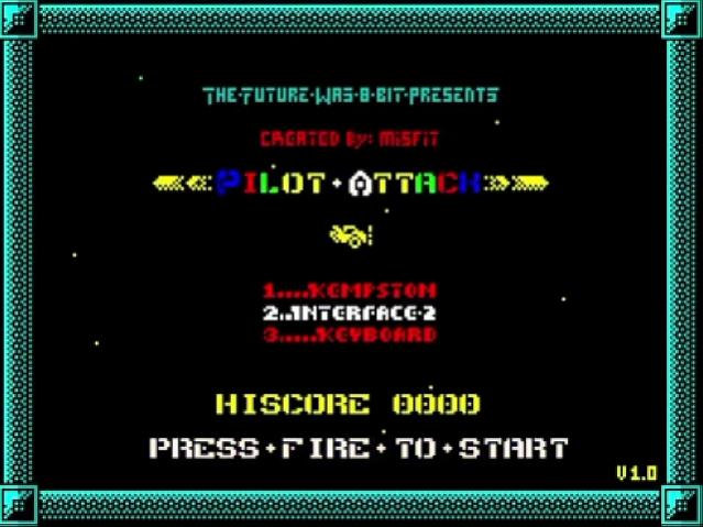Pilot Attack - ZX Spectrum - homebrew