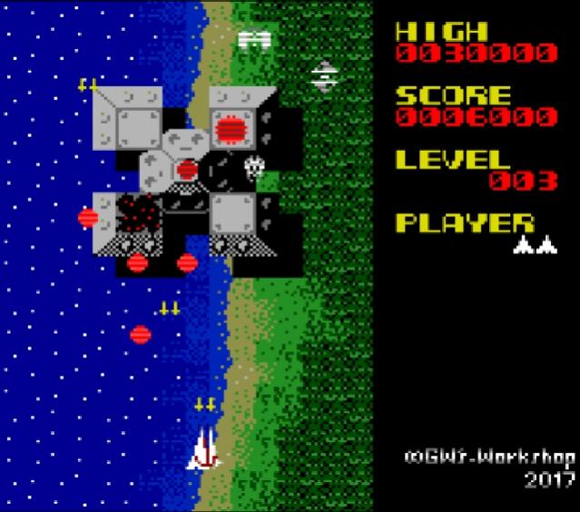ΧΙ∧∃Χ (Zevimodoki) - MSX - homebrew Xevious homage