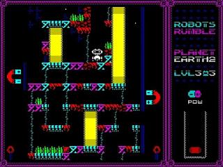 Robots Rumble - ZX Spectrum - homebrew puzzle