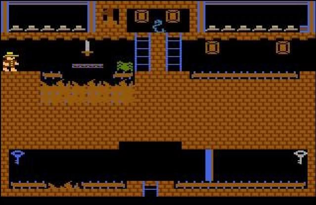 Montezuma Again - Atari 8-bit - Montezuma's Revenge Hack