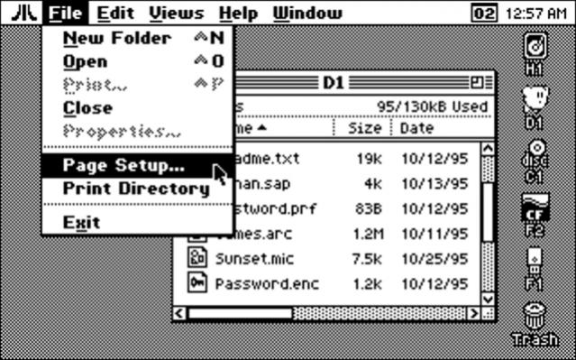 Atari GOS - Atari 8-bit Graphical Operating System